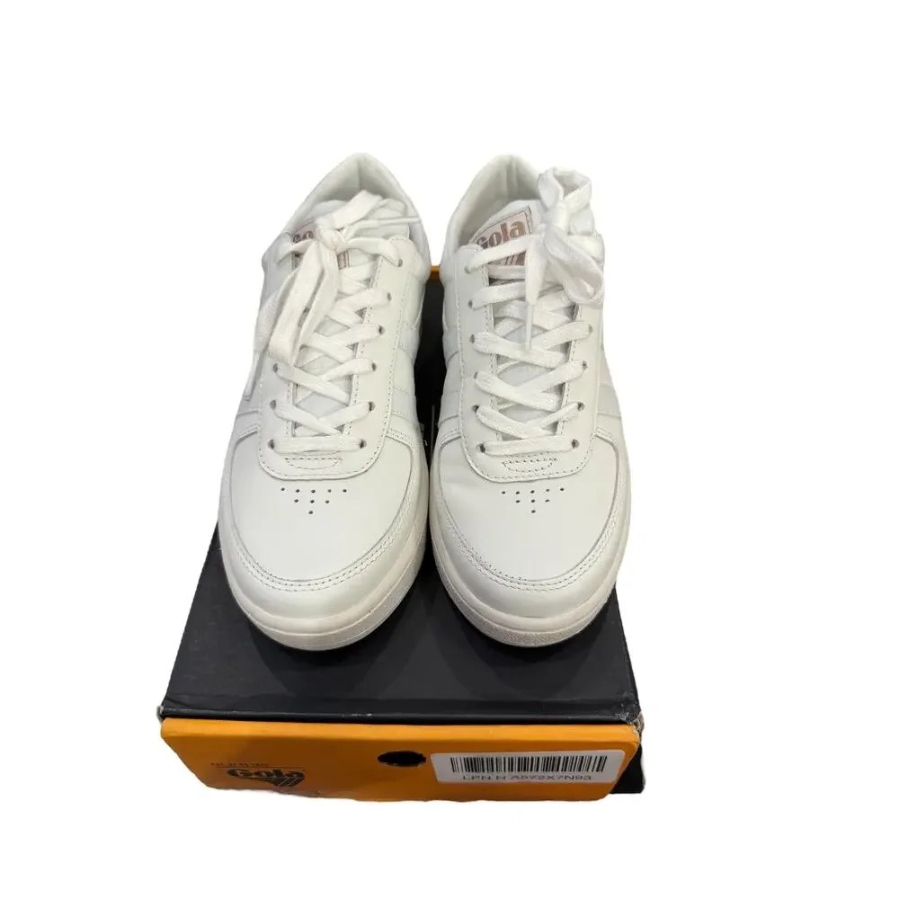 Gola Women's White Classics Grandslam Leather Sneakers Size 7